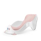 Angelcare - Asiento de baño, color verde rosa