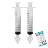 2 Pcs Aspirador Nasal Bebes, Aspiradores Nasales, Silicona limpiador de Nariz Seguro 10 ml, Reutilizable de Irrigador Nasal para Bebes, limpiador de Nariz Seguro, Cómodos y Seguros