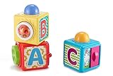 Fisher-Price Bloques Activity para apilar de Actividad Juguete para bebé +3 Meses (Mattel DHW15)