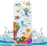 JOYBOY Alfombra de Bañera Antideslizante,100x40cm Alfombrilla de Ducha Antideslizante con 200 Ventosas,Anti-Moho,Alfombrillas para Bañera Antibacteriano,Lavable a Máquina