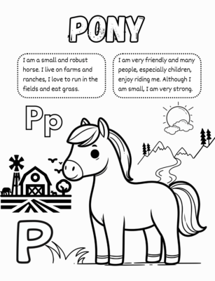 Pony en inglés